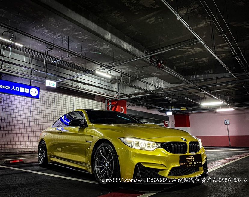 81中古車 寶馬coupe M4 3 0l 新北市 繽樂汽車15年式總代理bmw M4 無事故原鈑件近乎滿配低里程