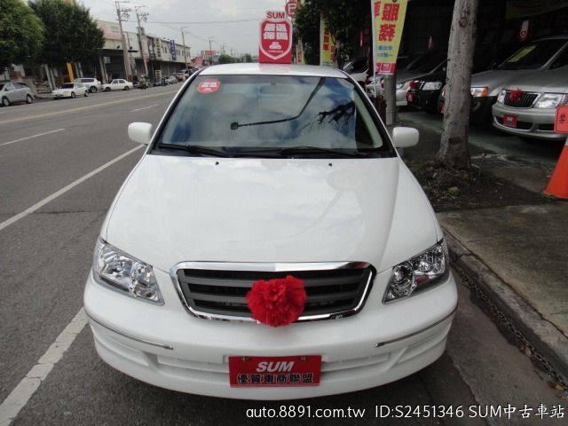 81中古車 三菱lancer 1 6l 台中市 02 Lancer 菱帥1 6 白色 手自排 全額貸 車極美