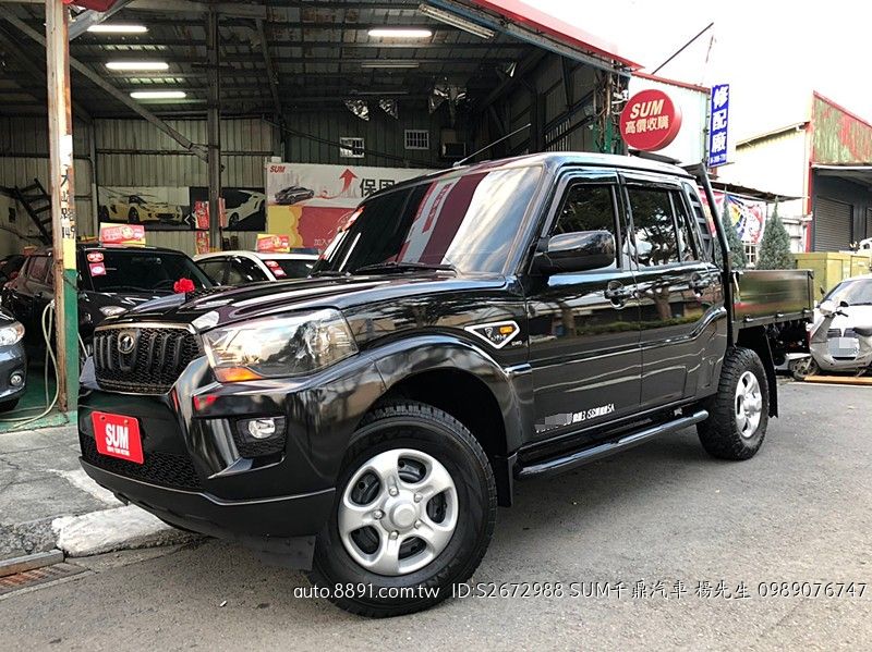 81中古車 Scorpio 2 2l 最頂級皮卡 4wd 新車105萬8 雙廂5人座 一手車里程實跑3萬公里 可全額貸