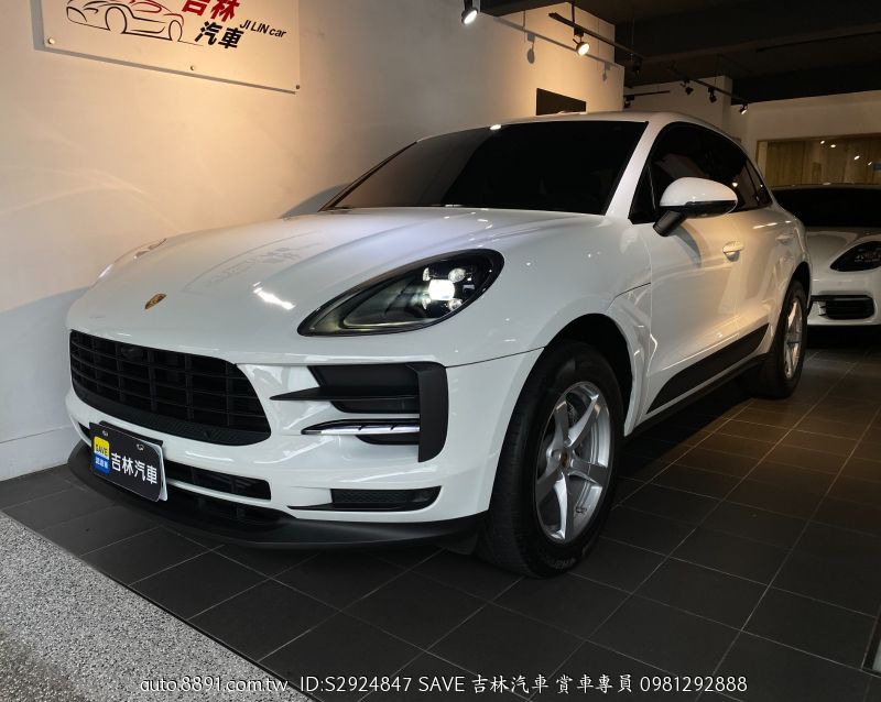 81中古車 保時捷macan 2 0l 台北市 年式總代理macan 僅跑1萬多 車道維持 360環景 14向座椅