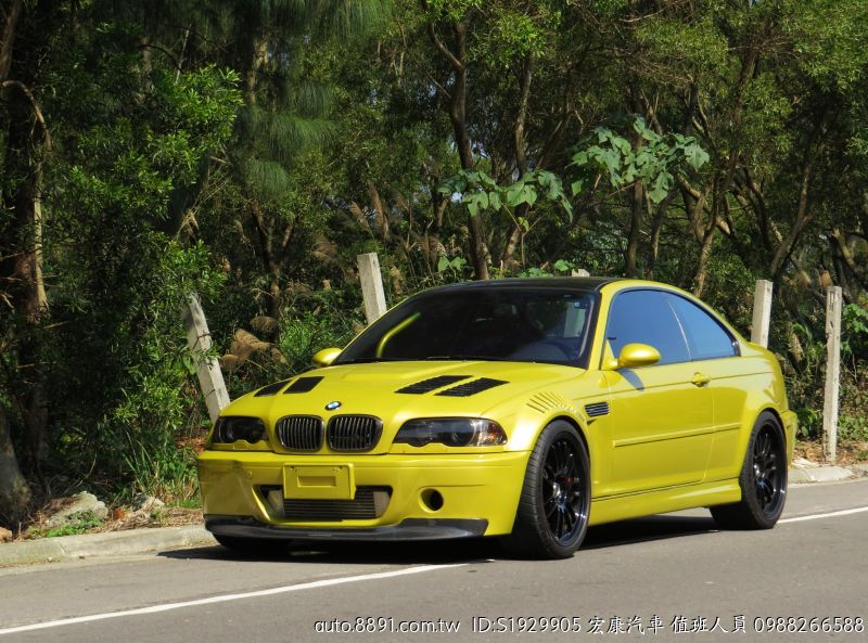 Bmw E46 M3 手排 機械增壓王者經典重現宏康汽車 中古車價格 圖片 配備 說明 81汽車