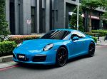 馳逸國際車業 Porsche 991.2 總代理 底色黑包膜邁阿密藍