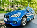 熱門車款 BMW220I 全景天窗 電動尾門 車體藍色超特殊