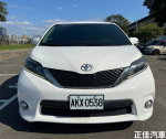 2015年 Toyota SIENNA SE 3.5L 白色運動版8人座