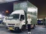 (8893)2017年 canter 堅達 14尺半 電動升降帆布 四尺雙芯尾門