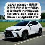 【銷售冠軍-大G】保證全台最便宜 NX350H 售後服務一條龍 五星好評 !