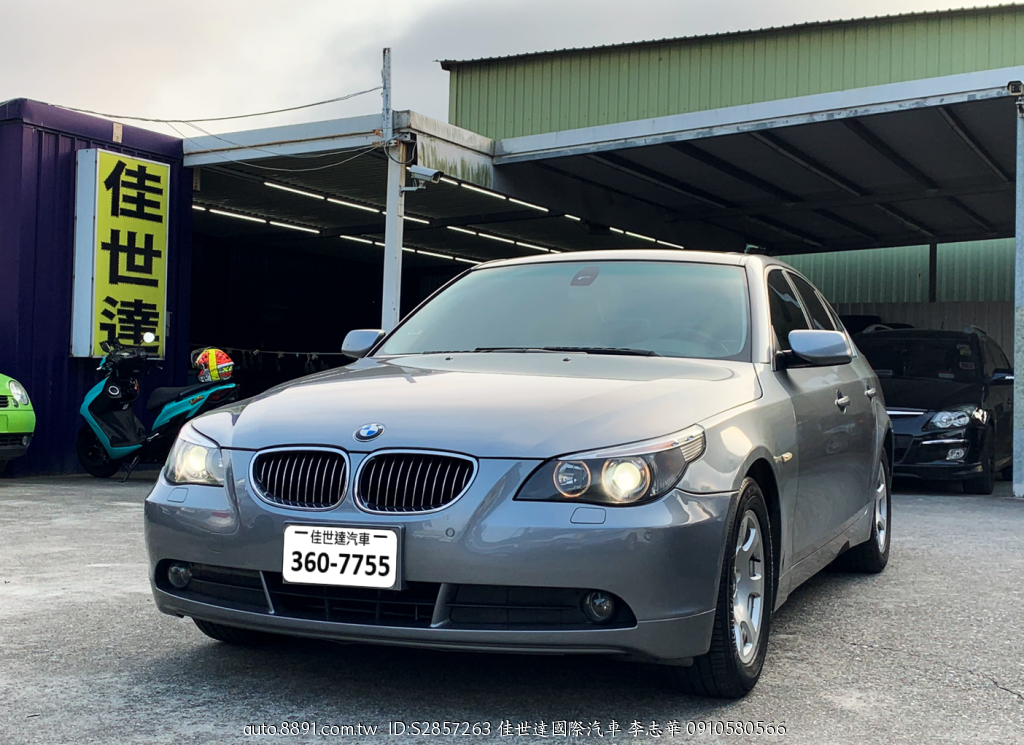 佳世達汽車 06年bmw 523i 2 5 灰 高級轎車 穩重大方的好車 中古車價格 圖片 配備 說明 81汽車